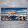 Glasbilder 120x60 Wandbild Druck auf Glas Meer Steine Produktbild-Vorschau 2