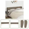 The Living Store Kopfteil mit Ohren Taupe 203x23x78/88 cm Produktbild-Vorschau 1