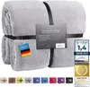 Feluna XXL Kuscheldecke 220x200 cm flauschig – Premium Produktbild-Vorschau 1