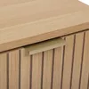 Close-up of a wooden cabinet with a gold handle. Podgląd zdjęcia produktu