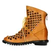 Laura Vita Damen Stiefelette aus Leder mit Lochmuster Produktbild-Vorschau 6