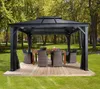 Sojag Mykonos 1216 Pavillon mit festem Dach mit Moskitonetz Produktbild-Vorschau 4