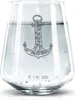 Mr. & Mrs. Panda Wasserbecher Anker Blau - Transparent - Produktbild-Vorschau 1