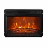 Parrot Uncle 23" Insert Cheminée électrique noire avec Voir les images du produit 1