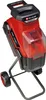 A red and black garden shredder on a white background. Anteprima dell’immagine prodotto