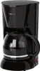 A black coffee maker with a glass carafe on a white background. Anteprima dell’immagine prodotto