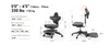 Newtral MT-M Standing-Mate: sedia ergonomica per scrivania Anteprima dell’immagine prodotto 3
