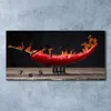 Wanduhr aus Glas – 60x30 cm - Glasbild - Glasuhr - Produktbild-Vorschau 2