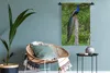 MuchoWow® Wandteppich Wandbehang Pfau - Wald - Zweig 60x90 Produktbild-Vorschau 5