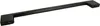 Schwarzer Möbelgriff 192 mm aus Aluminium - Klassischer, Produktbild-Vorschau 3