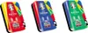 Three different colored tins of UEFA EURO 2024 trading cards. Produktbild-Vorschau