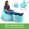 Green Bean® Sitzsack mit Rückenlehne + Hocker "Cozy+Stay" Produktbild-Vorschau 3