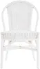 KRINES HOME Rattanstuhl Klassik Weiss Korb Küchenstuhl Produktbild-Vorschau 2