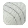 A close-up view of a roll of white fabric with gray stitching. Produktbild-Vorschau