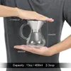 400ml Glas Hand Drip Kaffeemaschine Filterkanne mit Skala Produktbild-Vorschau 7