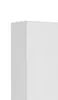 A close-up view of the corner of a white cabinet. Produktbild-Vorschau