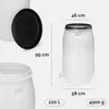 Fût en plastique Garronda 220 L à large goulot avec Voir les images du produit 3
