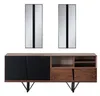 Holzschrank Kommode Sideboard Schrank Anrichte Braun Holz Produktbild-Vorschau 1