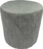 Pufa POSO sztruksowa 40x40 cm tapicerowana okrągła miekkie Podgląd zdjęcia produktu 1