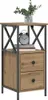 vidaXL Nočný stolík Artisan dub 34x35,5x70 cm Materiál na Náhľad obrázku produktu 2