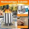 TRMLBE 2 ks ohrievač bazénu ohnivzdorný nerezový ohrievač Náhľad obrázku produktu 3