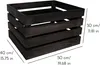 Creative Deco Holzkiste Schwarz | 50 x 40 x 30 cm | Deko Produktbild-Vorschau 7