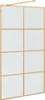 vidaXL Paroi de douche Walk-in Or 115 x 195 cm Verre trempé Voir les images du produit 6