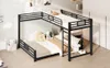 Letto a castello in metallo, dimensioni 90x200 cm sopra e Anteprima dell’immagine prodotto 11