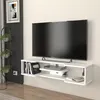 Závěsná TV skříňka 'Yrela' s kabelovými vývody 120 x 30 x Náhled obrázku produktu 2