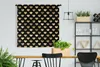 MuchoWow® Wandteppich Wandbehang Muster - Herz - Gold Produktbild-Vorschau 2