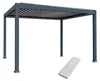 E Bioclimatic Lamellen Pergola elektrisch Lamellendach 4x3m Produktbild-Vorschau 1