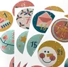 Oblique Unique 24 Adventskalender Sticker Zahlen Aufkleber Produktbild-Vorschau 4
