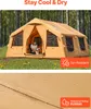 SucceBuy Tenda da campeggio gonfiabile per 8-12 persone con Anteprima dell’immagine prodotto 5
