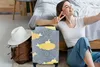 MuchoWow® Koffer Handgepäck Trolley Rollkoffer Kleine Produktbild-Vorschau 2