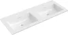 Mexen Otis lavabo encastré double 121 x 46,5 cm, blanc Voir les images du produit 1