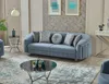Villa Möbel Sofa Set Angela Blau Stellvariante:3+2 Produktbild-Vorschau 4