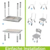 XMTECH Table pour enfants 80×60cm avec 2 chaises Ensemble Voir les images du produit 6
