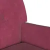 vidaXL Pohovka Chesterfield Weinrot 112 x 65,5 x 75 cm Samt Náhľad obrázku produktu 7