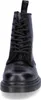 A front-facing view of a black Dr. Martens boot. Produktbild-Vorschau