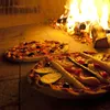 com-four® Pizzaschaufel aus rostfreiem Edelstahl - Pizza- Produktbild-Vorschau 2