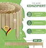 be4nature Flexible Rollborder aus Holz 200 x 30 cm Beige Produktbild-Vorschau 4