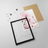Gerahmtes Poster - Schwarzer Rahmen - Magnolie Blumen Rosa Produktbild-Vorschau 4