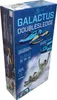 A product box for a Galactus Doublesledge, showing two people sledding down a snowy hill. Produktbild-Vorschau