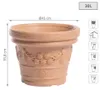 Kvetináč Decora Ancient orange 45 cm Náhľad obrázku produktu 13