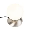 Stolná lampa LED - biela - niklové farby - sklo - 4-cestný Náhľad obrázku produktu 6