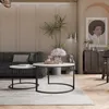 Idohome - Runder Couchtisch 2in1 LAVO mit Metalgestell, Produktbild-Vorschau 5