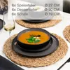 Moritz & Tellerset Vida Anthrazit 18-tlg. Produktbild-Vorschau 4