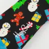 Happy Socks Bring It On Sock, kerstpret op zwart Produktbild-Vorschau 7