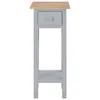 Beistelltisch Grau 27 x 27 x 65,5 cm Holz Produktbild-Vorschau 2