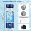 Wasserstoff-Wassergenerator mit PEM-SPE-Technologie, 420ml Produktbild-Vorschau 2